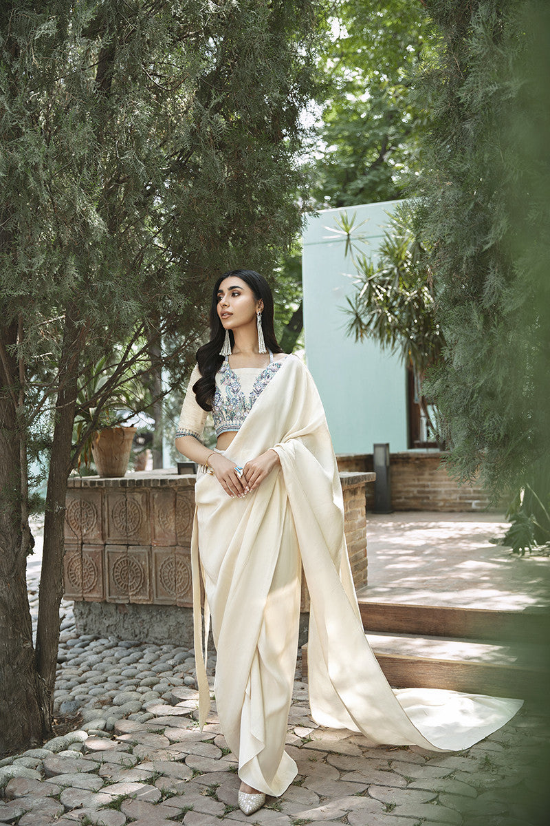 Ivory Sari Dress Ivory Sari Dress